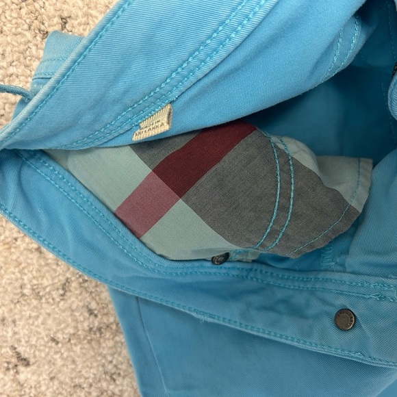 Burberry Brit Sz 27  Blue Cropped Ankle Jeans Slim Fit EUC - Picture 11 of 14